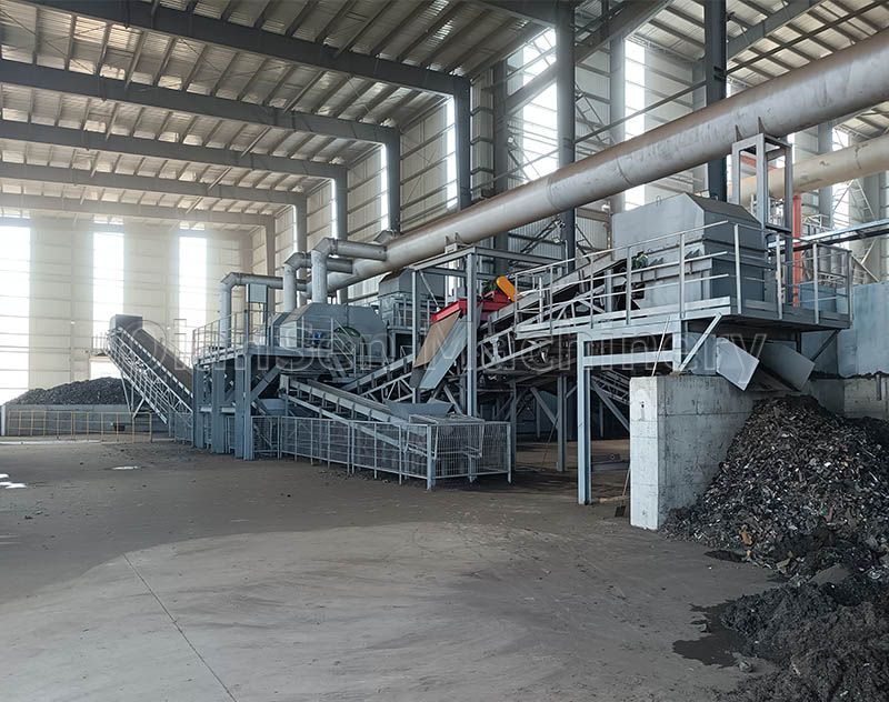  Steel Scrap Smashing Production Line 