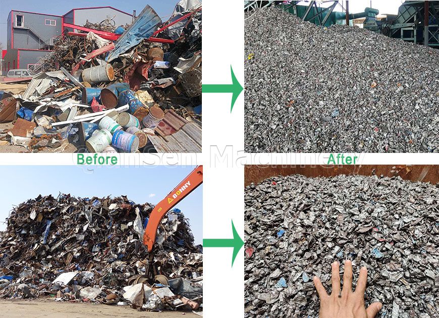 scrap steel processing equipment